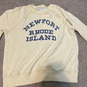 newport rhode island yellow crewneck
